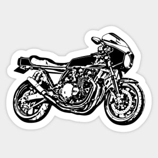 Z 1R Motorcycle Sketch Art Sticker